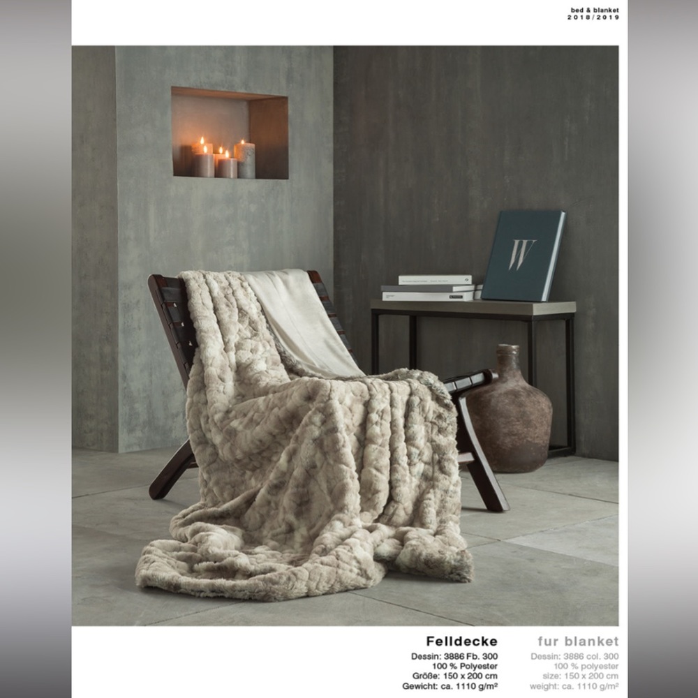 Bugatti We Are Europe Felldecke Fur Blanket